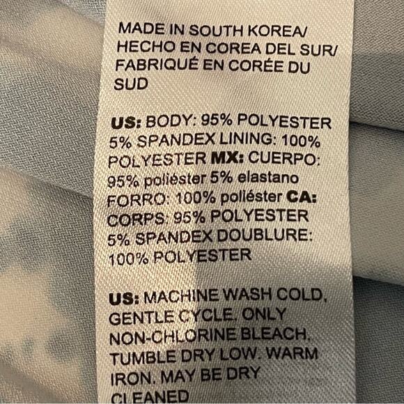 Chico’s Blue Tie Dye Party Cruise Coastal  Grandma Dress NWOT Size 8 - Picture 11 of 16